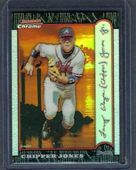 Chipper Jones [Refractor] #43 Baseball Cards 1999 Bowman Chrome International Prices