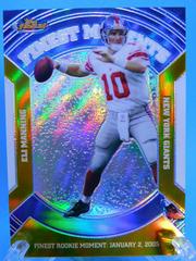Eli Manning [Gold Refractor] #11 Football Cards 2007 Topps Finest Prices