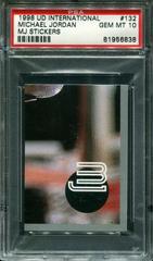 Michael Jordan #132 Basketball Cards 1998 Upper Deck International MJ Stickers Prices