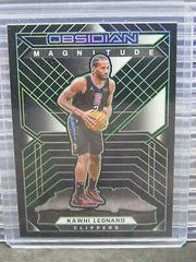 Kawhi Leonard [Green] Basketball Cards 2021 Panini Obsidian Magnitude Prices