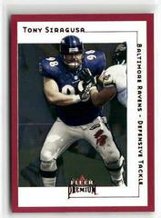 Tony Siragusa [Star Ruby] #42SR Football Cards 2001 Fleer Premium Prices