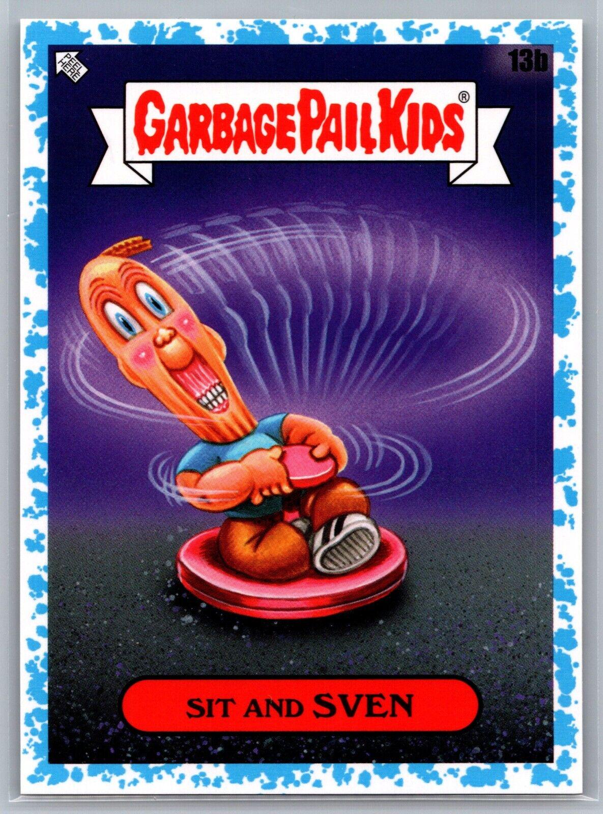 Sit and Sven [Blue] #13b Garbage Pail Kids at Play