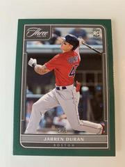 Jarren Duran [Emerald] Baseball Cards 2022 Panini Three and Two Prices