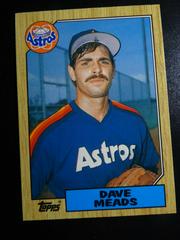 Dave Meads #77T Baseball Cards 1987 Topps Traded Prices