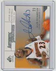 Jason Richardson #AS-JR Basketball Cards 2003 SP Signature Authentic Signature Prices