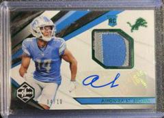 Amon Ra St. Brown [Patch Autograph Emerald Spotlight] #128 Football Cards 2021 Panini Limited Prices