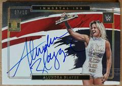 Alundra Blayze [Holo Gold] #IM-ABZ Wrestling Cards 2022 Panini Impeccable WWE Immortal Ink Autographs Prices