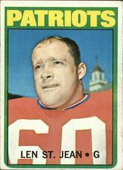 Len St. Jean Football Cards 1972 Topps Prices