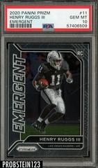 Henry Ruggs III #11 Football Cards 2020 Panini Prizm Emergent Prices