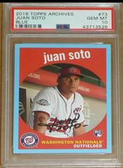 Juan Soto [Blue] #73 Baseball Cards 2018 Topps Archives Prices