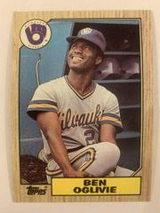 Ben Oglivie #586 Baseball Cards 1987 Topps Prices
