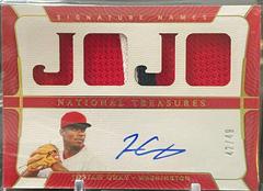 Josiah Gray [Gold] #SN-JG Baseball Cards 2022 Panini National Treasures Signature Names Prices