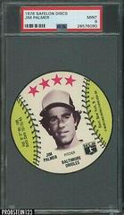Jim Palmer Baseball Cards 1976 Safelon Discs Prices