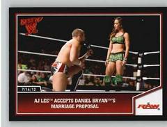 AJ Lee Accepts Daniel Bryan's Marriage Proposal Wrestling Cards 2013 Topps Best of WWE Prices