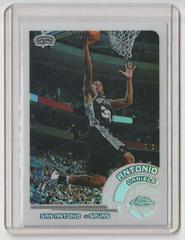 Antonio Daniels [White Refractor] #122 Basketball Cards 2002 Topps Chrome Prices