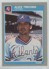 Alex Trevino #341 Baseball Cards 1985 Fleer Prices