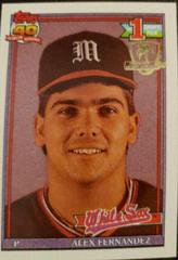 Alex Fernandez #278 Baseball Cards 1991 Topps Desert Shield Prices