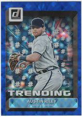 Austin Riley [Blue] #T-2 Baseball Cards 2022 Panini Donruss Trending Prices