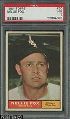 Nellie Fox #30 Baseball Cards 1961 Topps Prices