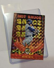 Mookie Betts [Reactive Yellow] #HS-1 Baseball Cards 2022 Panini Mosaic Hot Sauce Prices