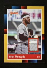 Yoan Moncada [Gold] #R88M-YM Baseball Cards 2022 Panini Donruss Retro 1988 Materials Prices