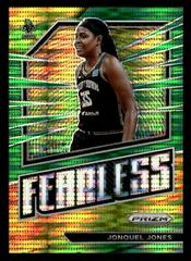 Jonquel Jones [Green Pulsar] #14 Basketball Cards 2023 Panini Prizm WNBA Fearless Prices