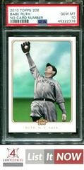 Babe Ruth [No Card Number] Baseball Cards 2010 Topps 206 Prices