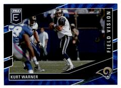 Kurt Warner [Blue] Football Cards 2022 Panini Donruss Elite Field Vision Prices