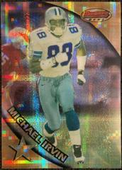 Michael Irvin [Atomic Refractor] Football Cards 1997 Stadium Club Bowman's Best Previews Prices