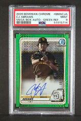 CJ Abrams [Green Refractor] #BMACJA Baseball Cards 2020 Bowman Chrome Mega Box Mojo Autographs Prices