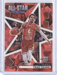Trae Young [Red Ice] Basketball Cards 2021 Panini Contenders Optic All Star Aspirations Prices