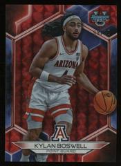 Kylan Boswell [Geometric Red Refractor] #3 Basketball Cards 2023 Bowman Best University Prices