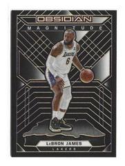 LeBron James [Yellow] Basketball Cards 2021 Panini Obsidian Magnitude Prices