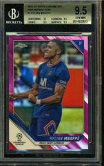 Kylian Mbappe [Pink Refractor] Soccer Cards 2021 Topps Chrome UEFA Champions League Prices