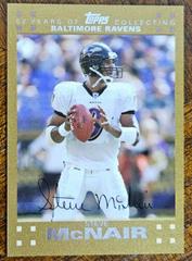 Steve McNair [Gold] #6 Football Cards 2007 Topps Prices
