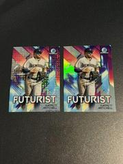 Garrett Mitchell [Purple Refractor Mega Box Mojo] #FUT-GM Baseball Cards 2021 Bowman Chrome Futurist Prices