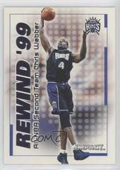 Chris Webber Basketball Cards 1999 SkyBox Impact Rewind '99 Prices