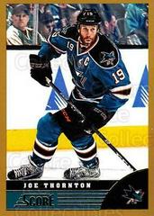 Joe Thornton [Gold] Hockey Cards 2013 Panini Score Prices