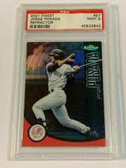 Jorge Posada [Refractor] Baseball Cards 2001 Finest Prices