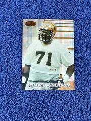 Willie Anderson [Atomic Refractor] Football Cards 1996 Bowman's Best Prices