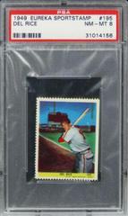 Del Rice Baseball Cards 1949 Eureka Sportstamps Prices
