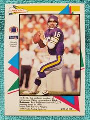 Rich Gannon Football Cards 1991 Pacific Flash Cards Prices