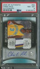 Chris Paul [Autograph Patch] #94 Basketball Cards 2005 SP Authentic Prices