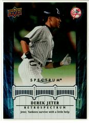 Derek Jeter #DJ13 Baseball Cards 2008 Upper Deck Spectrum Jeter Retrospectrum Prices