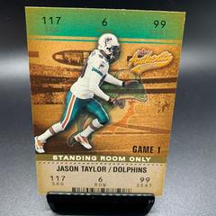 Jason Taylor Football Cards 2003 Fleer Authentix Prices