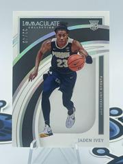 Jaden Ivey #14 Basketball Cards 2022 Panini Immaculate Collection Collegiate Prices