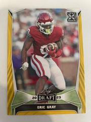 Eric Gray [Gold] #47 Football Cards 2023 Leaf Draft Prices