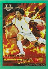 Mikey Williams [Aqua] Basketball Cards 2021 Bowman University Heat Check Prices