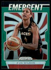 A'ja Wilson [Prizm Green] #4 Basketball Cards 2020 Panini Prizm WNBA Emergent Prices
