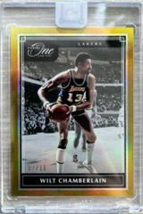 Wilt Chamberlain [Gold] Basketball Cards 2019 Panini One and One Prices